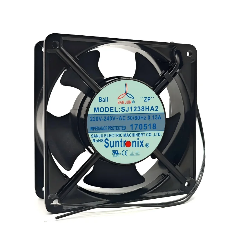 SANJUN Ball bearing SJ1238HA  8/9/12/17CM 110V/220V/380VCabinet Distribution Box Cooling Fan