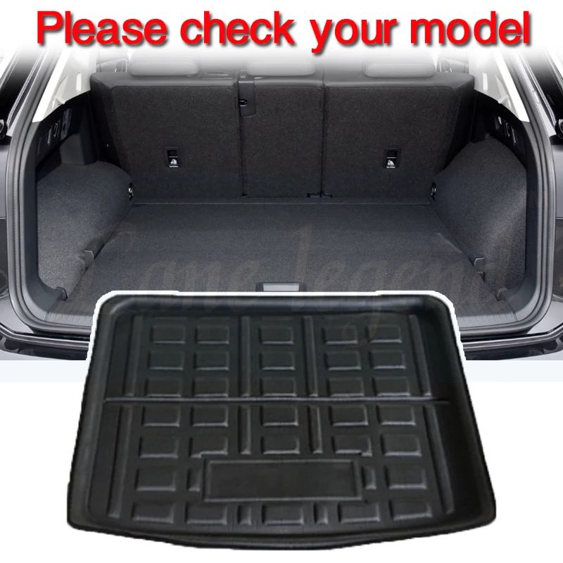 For Volkswagen VW Tayron 2018-2022 Interior Rear Trunk Boot Liner Cargo Mat Floor Carpet Tray Protector Waterproof Mats