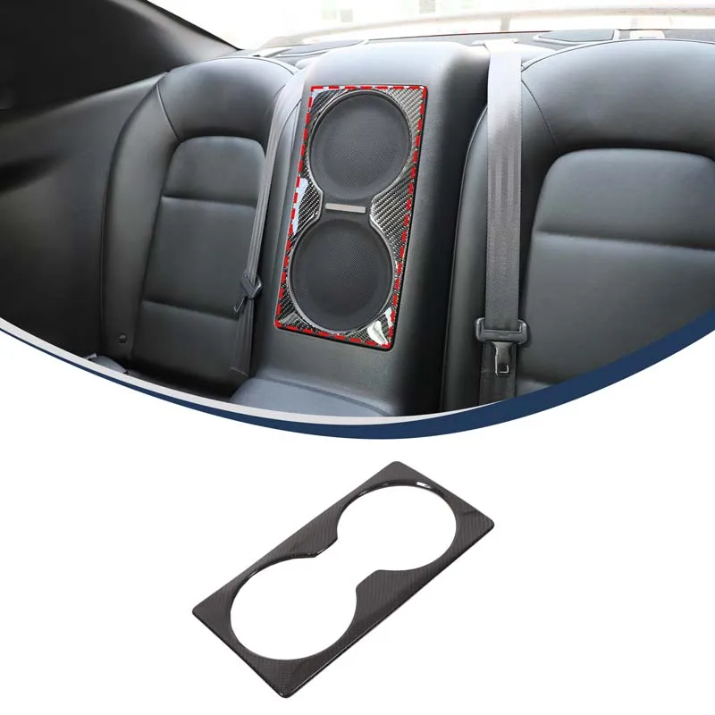

Used for 2008-2016 Nissan GTR R35 rear speaker mesh frame car rear speaker decorative frame accessories Real carbon fiber 1pcs