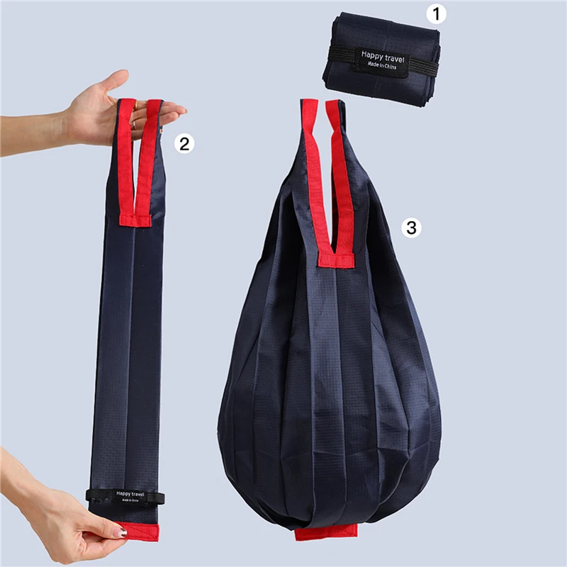 

Large capacity Reusable Shopping Bag Portable Eco-Friendly Foldable Shoulder Bag Handbag Pocket Totes Bag Grocery Pouches