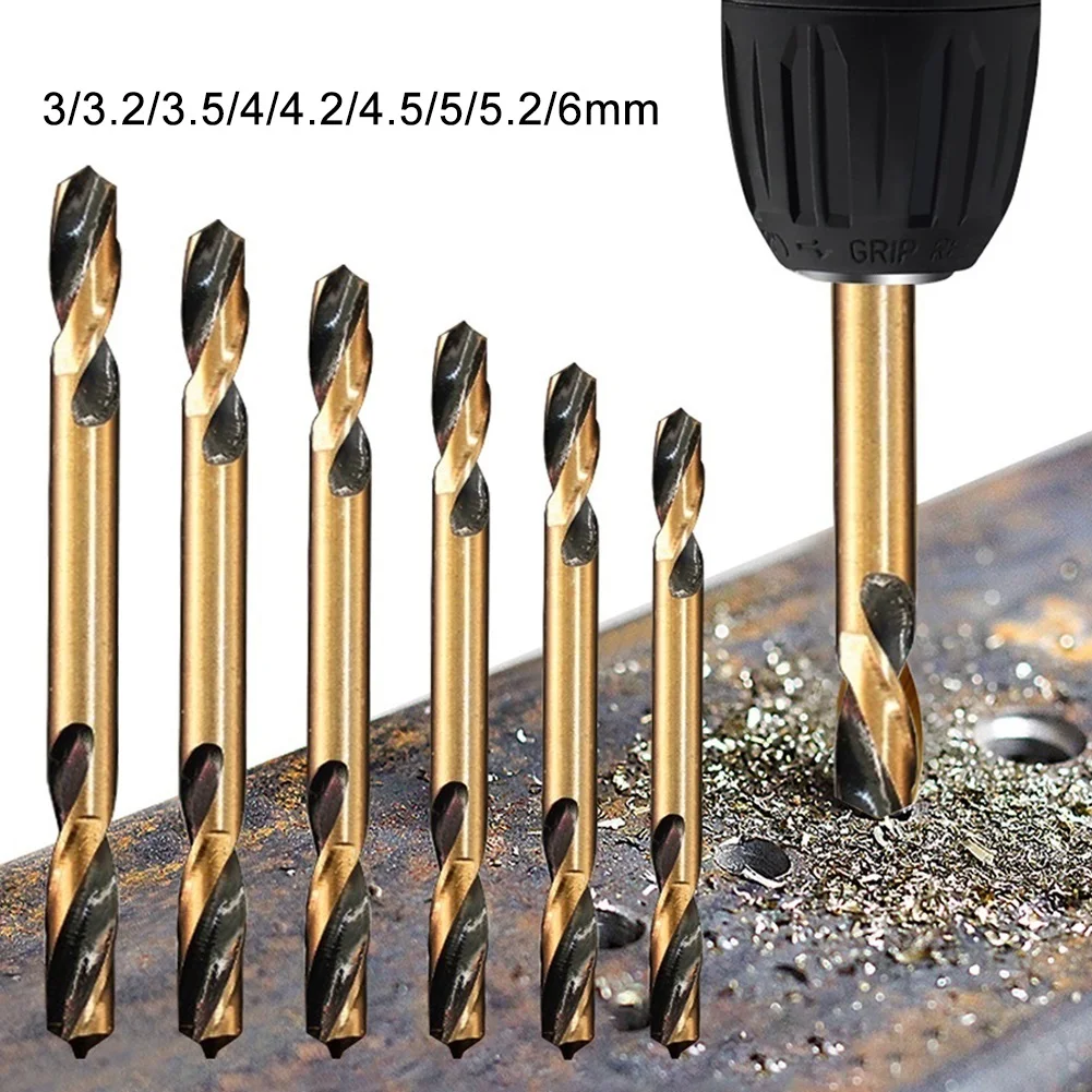 Easy For Metal Drilling HSS Doubleheaded Auger Drill Bit for For Metal Stainless Steel Wood Effortless