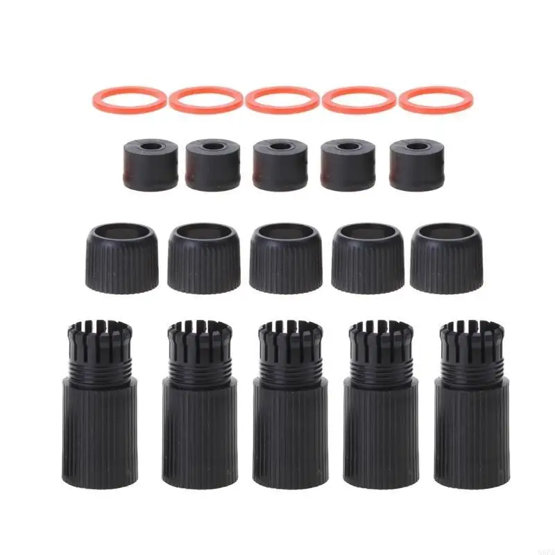 Q6PA RJ45 방수 커넥터 슈퍼 강한 인장 PA66 이더넷 케이블 커넥터