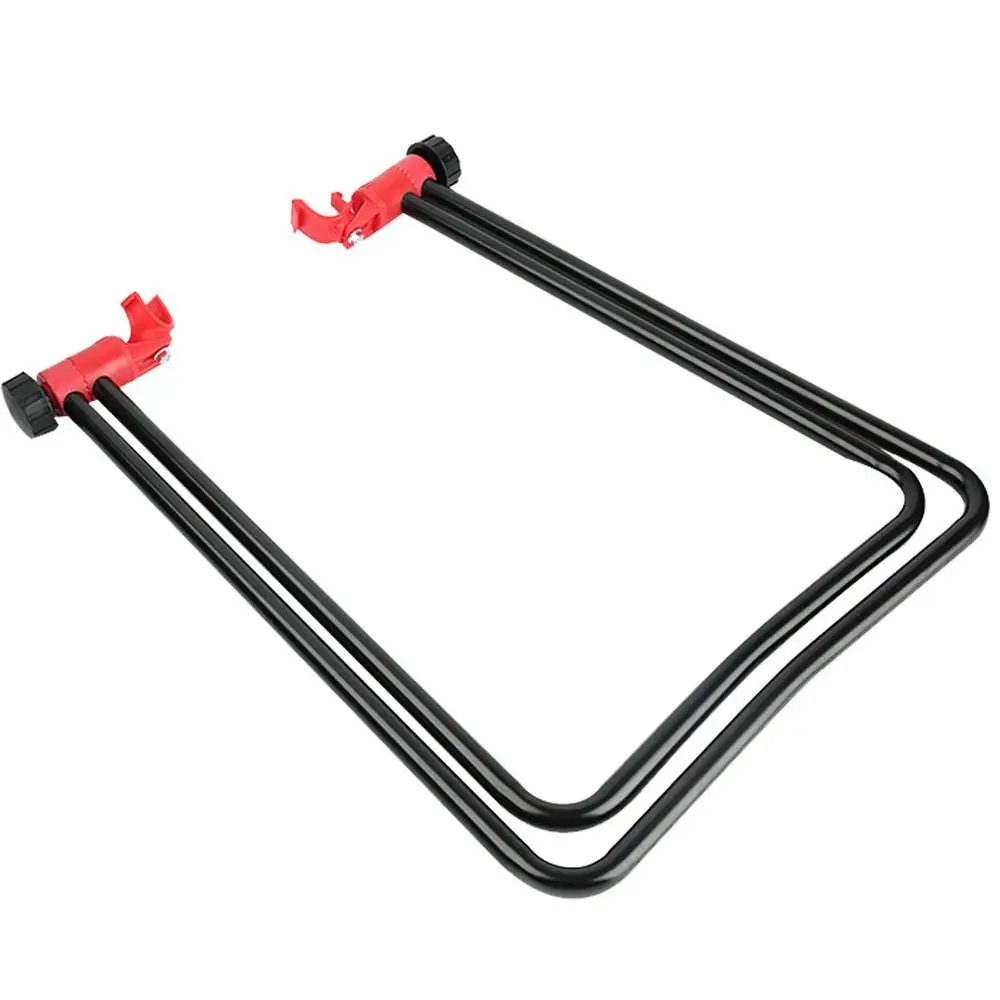 

Mountain Bike U-Shaped Aluminum Alloy Parking Rack Bike Triangle Vertical Stand Hub Repair Bracket Bicycle Floor Stand