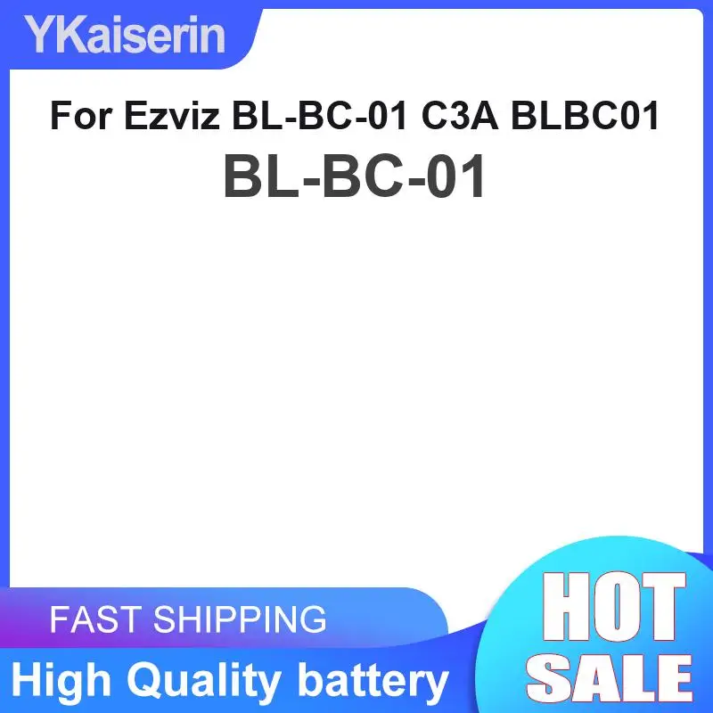 Long Lasting Surveillance Camera Battery 5500mAh Stable Power Supply For Ezviz BL-BC-01 C3A BLBC01