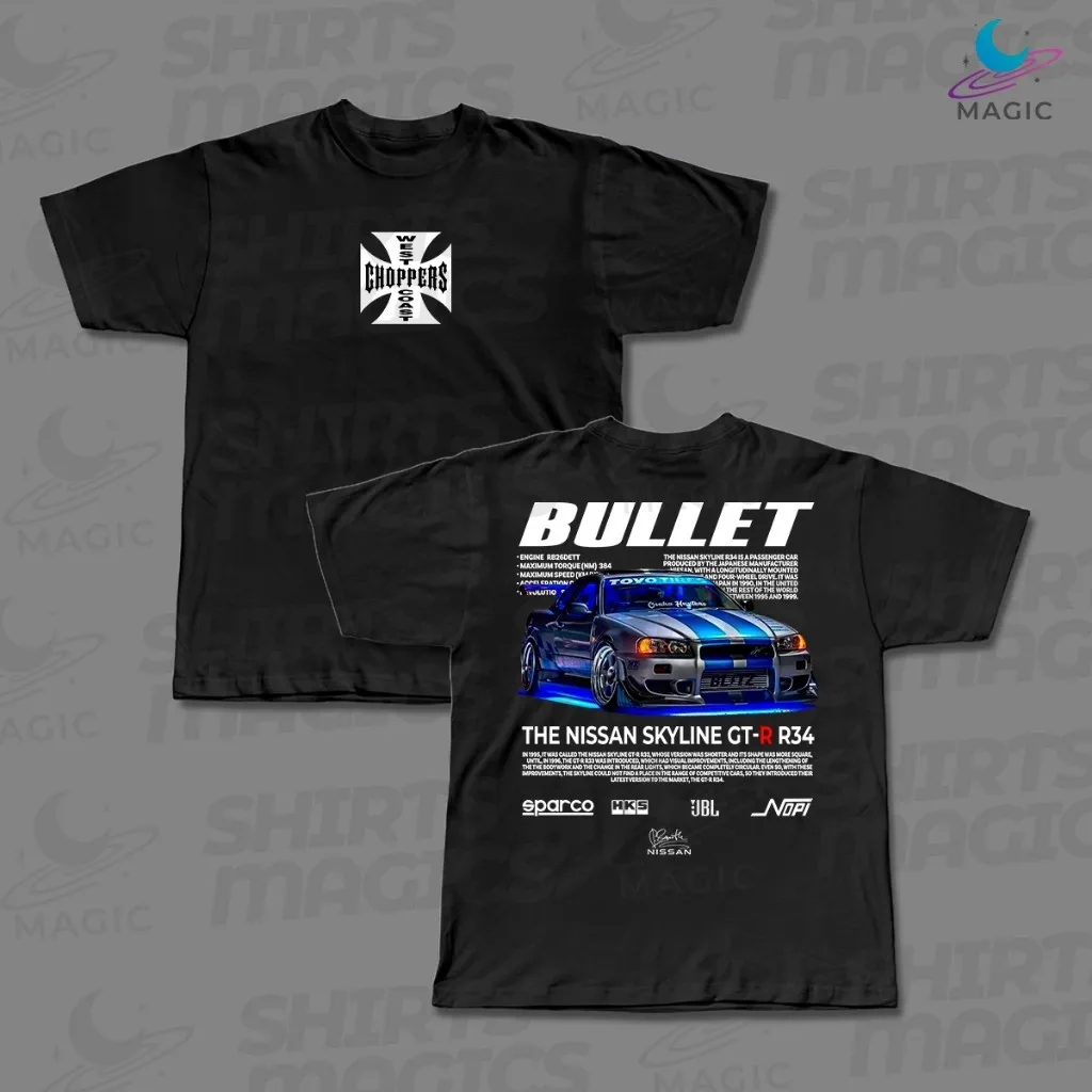 夏レトロアメリカンカープリントパターン純粋な綿高品質ファッションストリート Y2K メンズ Tシャツ女性の Tシャツ弱虫