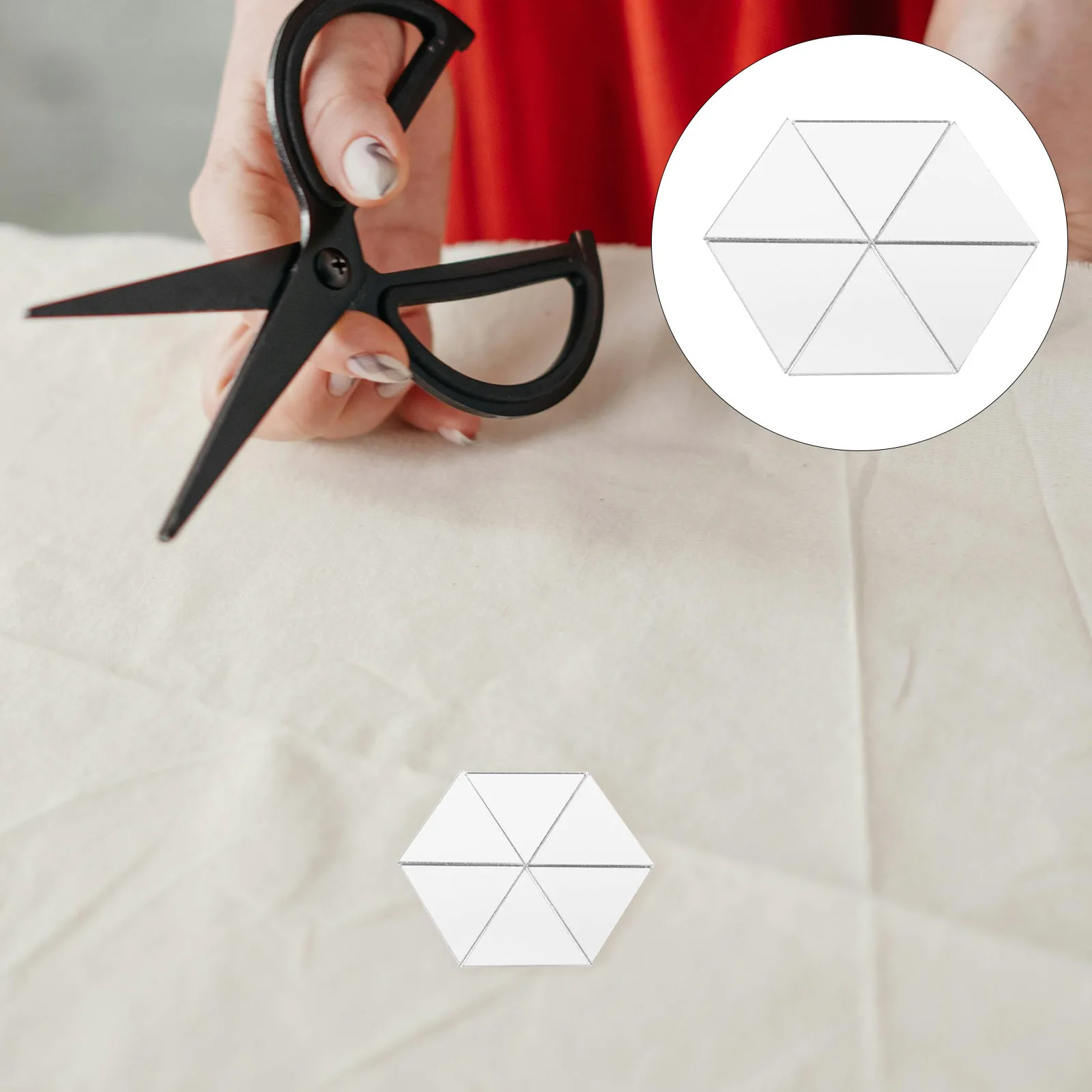 

200pcs Hot Fix Rhinestone Appliques Triangle Mirror Pieces For Clothing Shoes Bags Diy Craft Iron On Sewing Embellishment