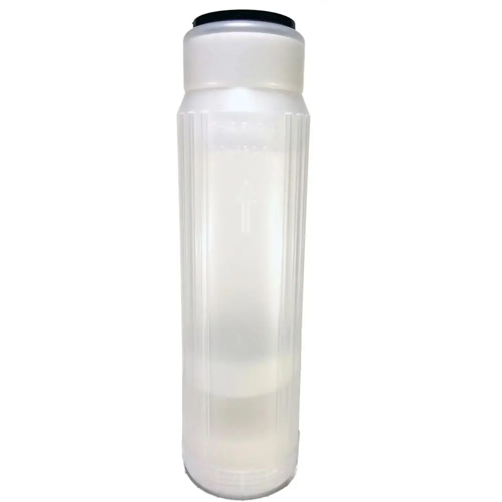10 x 2.5 Refillable Water Filter Cartridge with DI Resin and Media for Reuse