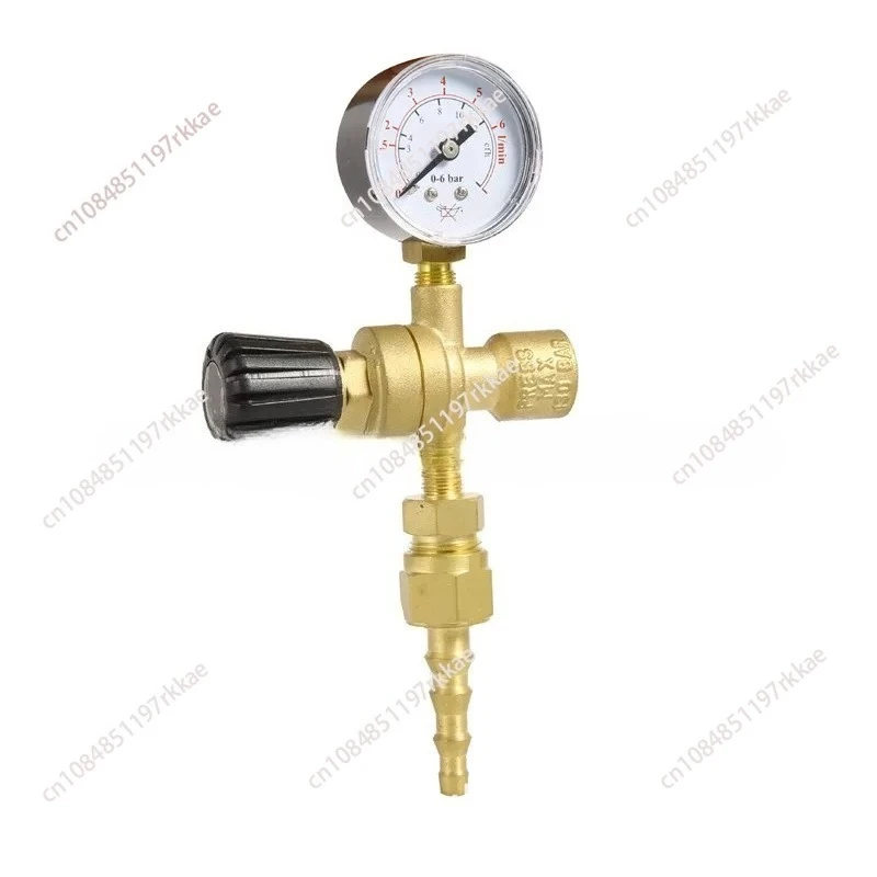 Small argon meter energy saving anti-drop decompression meter decompression oxygen meter carbon dioxide pressure gauge