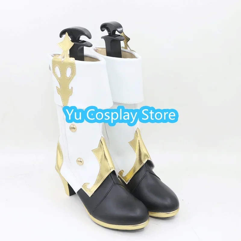 Genshin Impact-zapatos de cuero PU para Cosplay, botas de Carnaval para Halloween, hechos a medida