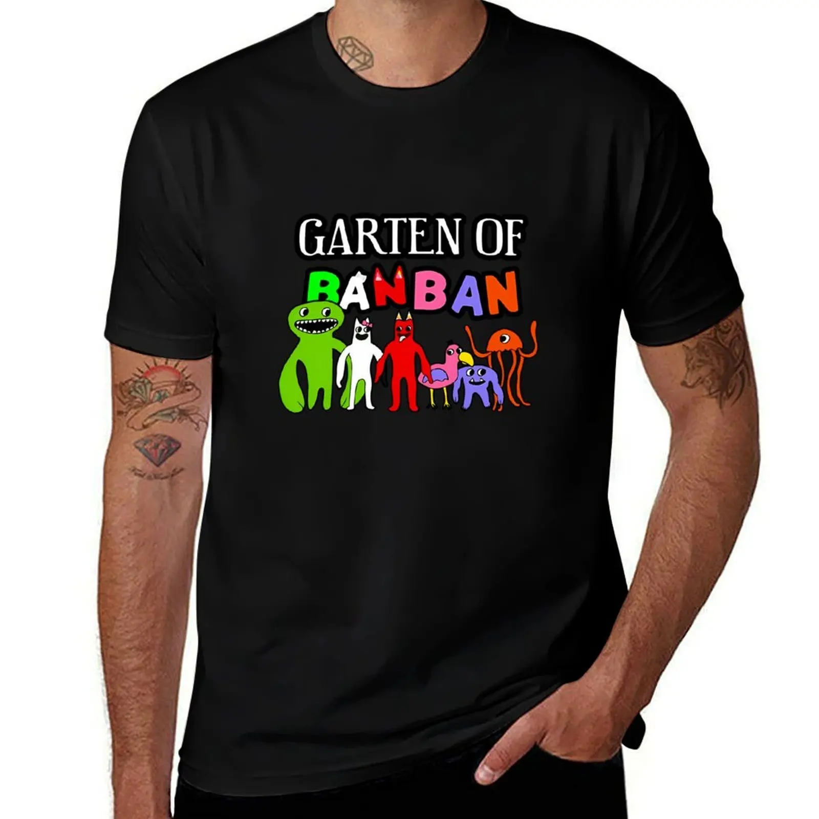 Garten Of Banban Characters T-Shirt Cool Feeling Summer Tee Shirt T-Shirt
