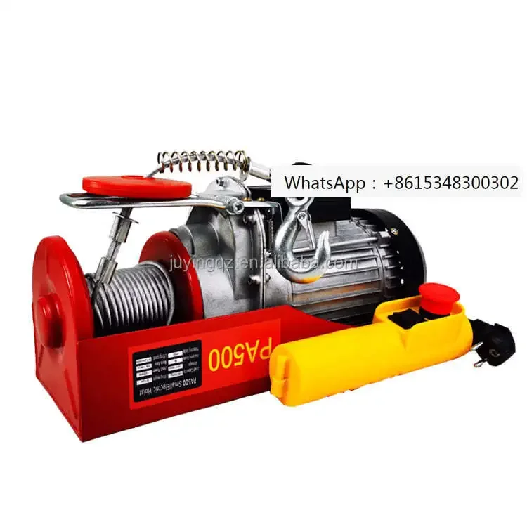 

Мини-портативная электрическая лебедка с дистанционным управлением 100 кг 300 кг