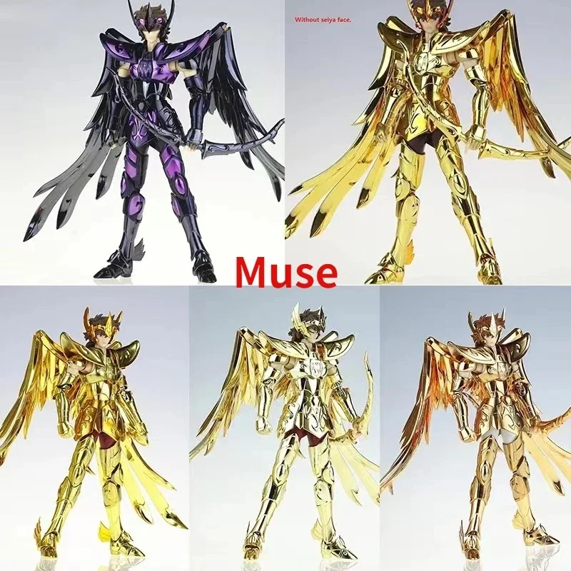 MST Saint Seiya Myth Cloth EXM Sagittarius Aiolos w Pegasus Head 24K/OCE/Dark Gold Knights of the Zodiac Action Figure In Stock