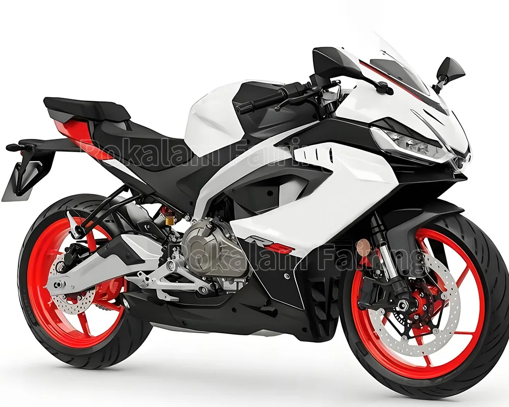 

Комплект кузова мотоцикла RS457 2024 для Aprilia RS 457 2024 RS457 24, белый комплект обтекателя спортивного велосипеда послепродажного обслуживания (литье под давлением)