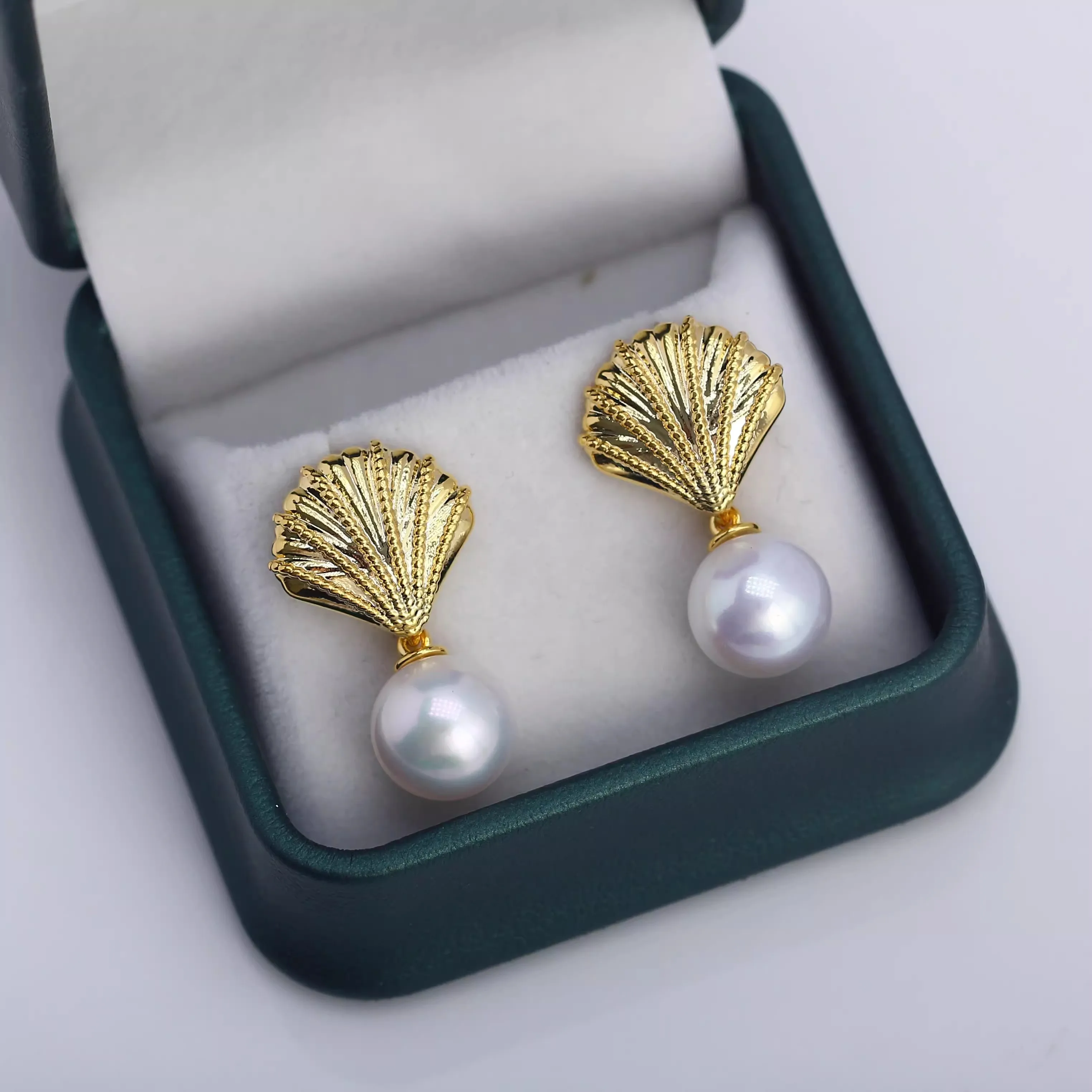 2pcs Gold Plated Pearl Earring Settings Stud Bases DIY Jewelry Making  for Handmade Accessories S925 Sterling Silver Ear Needle
