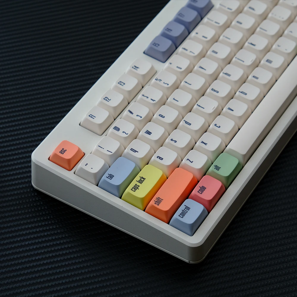 

1 Set Canvas Keycaps PBT Dye Sublimation Keycap XDA Profile Key Caps For MX Keychron Q2 K2 Anne GH60 GK64 Poker 75 980