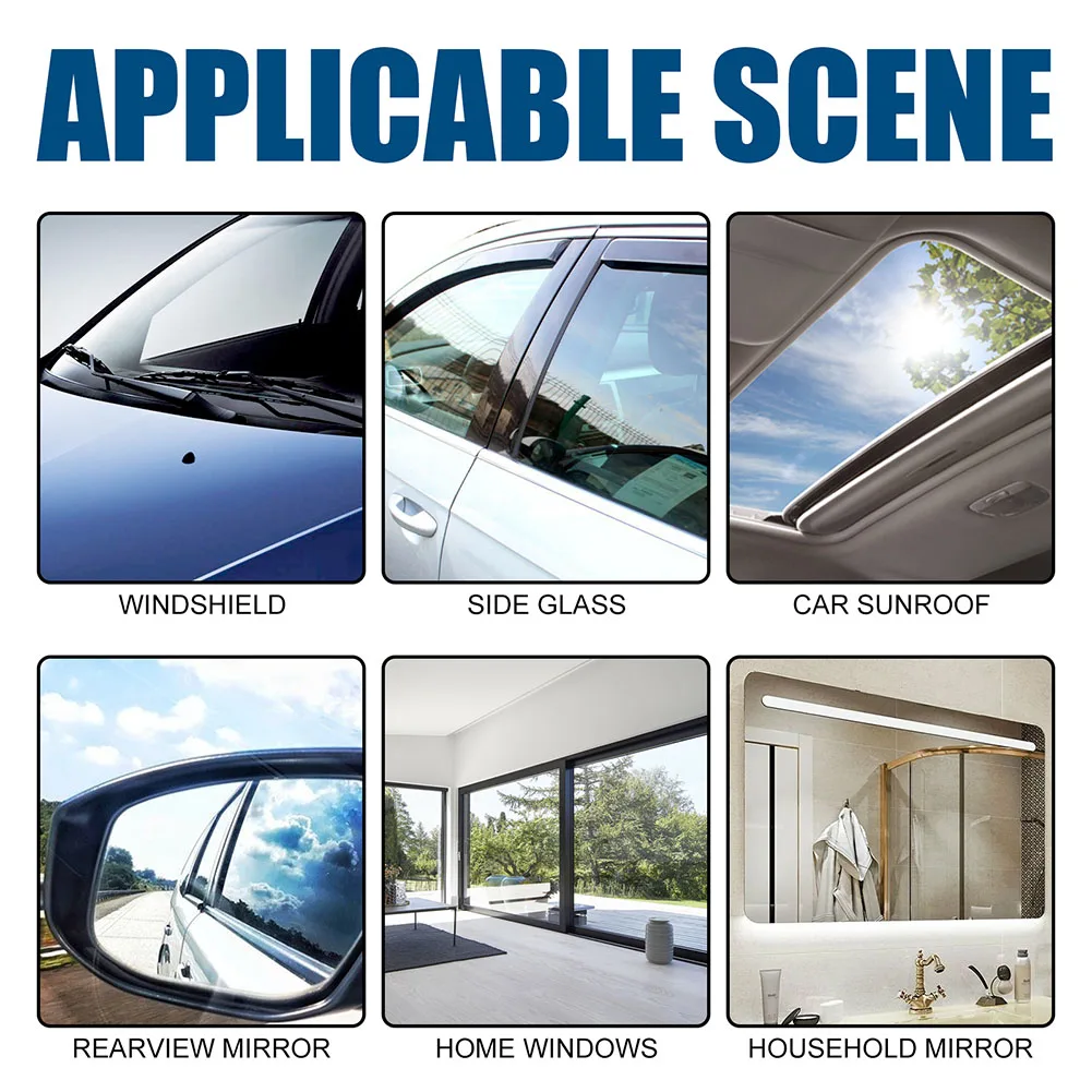 Universal Car Glass Oil Film Remover Car Windshield Glass Cleaner Polish Degreaser Polishing Clean Paste Film Oil Car Accessorie