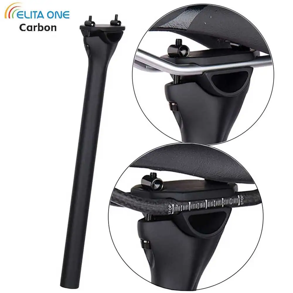 elitaone  Bicycle Seat post Carbon MTB/Road Bike Seat 27.2/30.9/31.6mm 63D