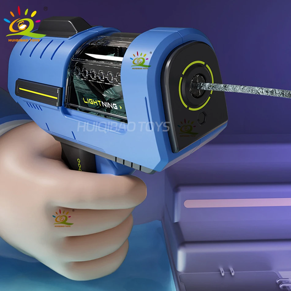 HUIQIBAO 2025 مسدس مياه شفاف للمساحة لعبة إطلاق النار الصيف في الهواء الطلق اللعب الرياضات المائية ألعاب الشاطئ للبالغين هدية #4