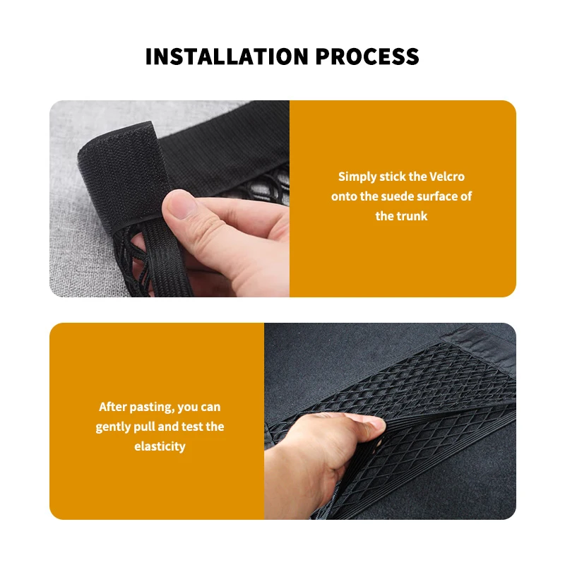 Picture 5: Car Styling Trunk Box Storage Bag Mesh Elastic String Net Pocket Organizer Accessories For JAC J3 J4 J7 JS2 JS3 JS4 KR1 S2 S3 S4