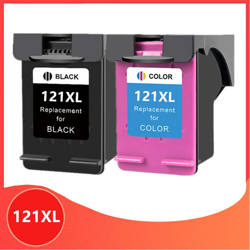 Compatible 121XL Ink Cartridge Replacement for HP 121 for hp121 for Deskjet D2563 F4283 F2423 F2483 F2493 F4213 F4275 Printer