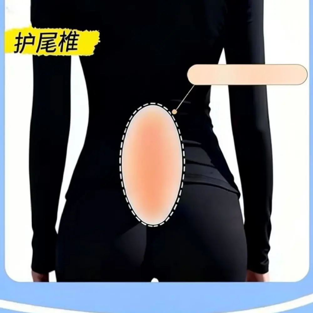 For For HESOYO Silicone Tailbone Protective Pad Skiing Skating Gear Anti Fall Hip Cushion Sports Safety Buffer Accessory Insert