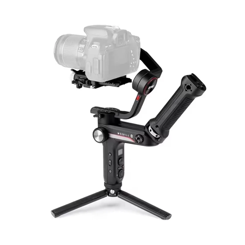 Compact 3-Axis Gimbal Stabilizer for DSLR & Mirrorless Cameras - Handheld Anti-Shake Camera Stabilizer for Vloggers/Content Crea