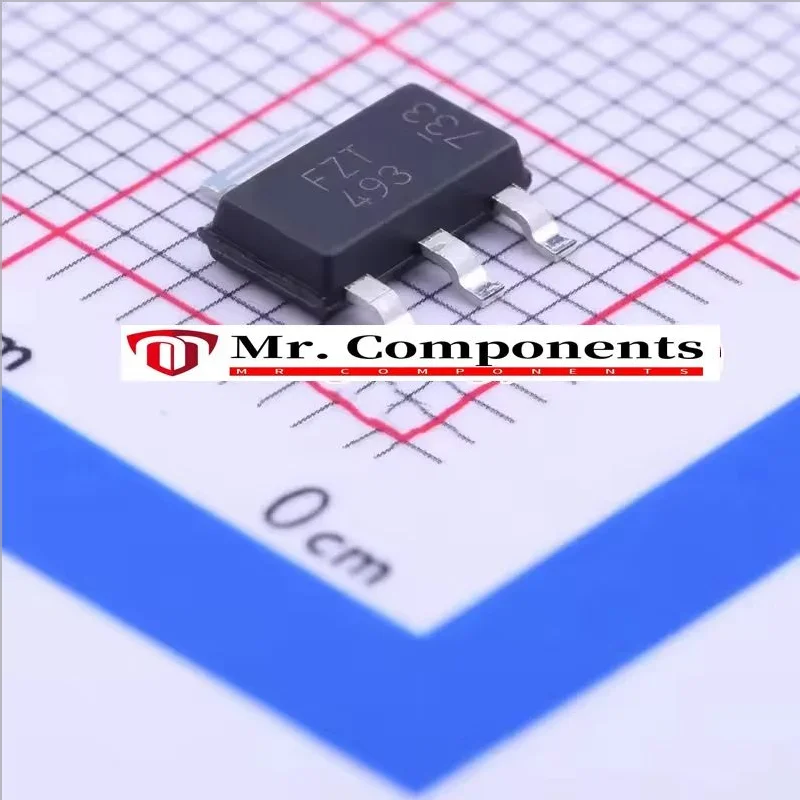 10PCS FZT458 FZT489 FZT491 FZT493 FZT549 FZT558 FZT560 FZT589 FZT591 593 TA SOT223 NPN SILICON PLANAR MEDIUM POWER TRANSISTOR IN