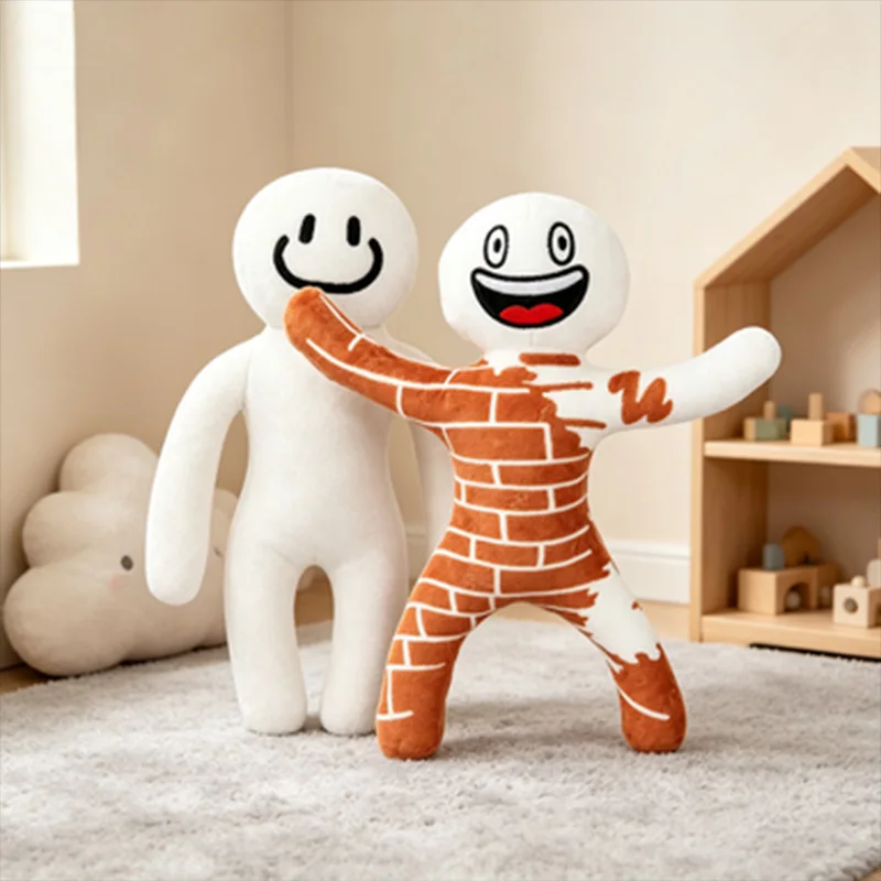 Meccha Chameleon Custom Doodle Plush Toy Doll White Soft Stuffed ToyImage For Adult Character Doll Gift for Kid Brainrot 67