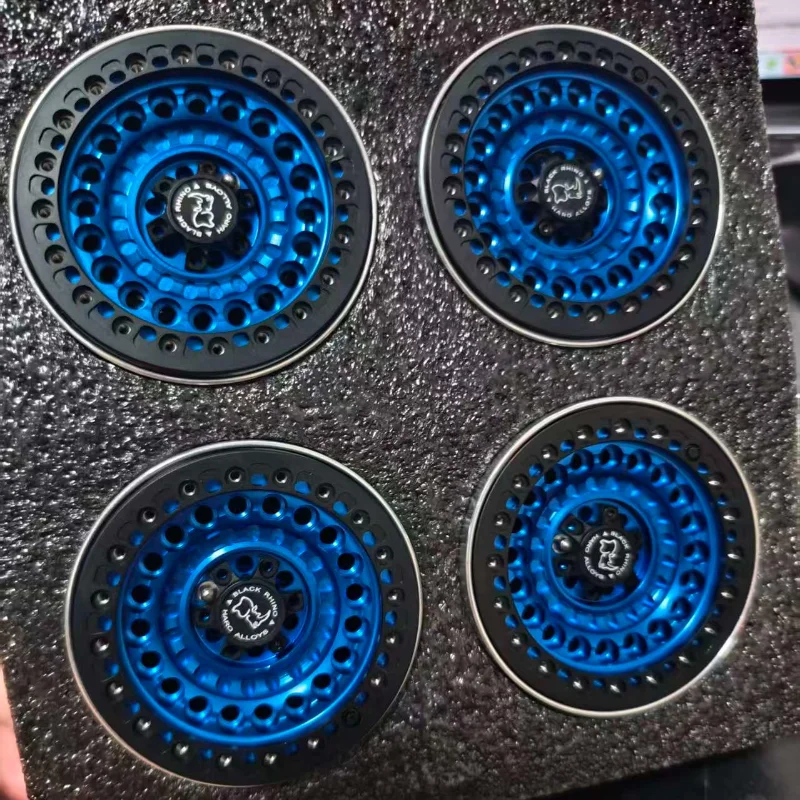 4PCS 2.2 Inch Rhino Metal Locking Wheel Hub for 1/10 RC Crawler Car Traxxas TRX4 SCX10 RC4WD D90 D110 TRX6 G63 Tank 300 Wrangler