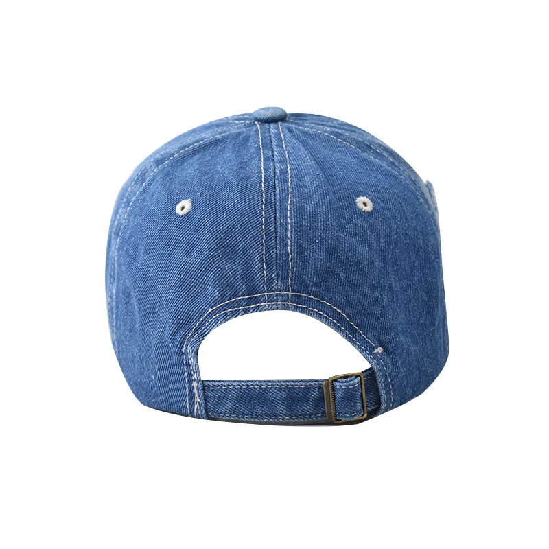 Berretto da Baseball strappato in Denim lavato marea cappello Snapback in cotone primaverile berretto Hip Hop per uomo donna berretto estivo