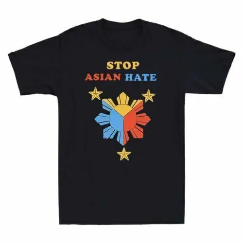 Stop Asian Hate Vintage Shirt Short Sleeve T-Shirt Adult Tee