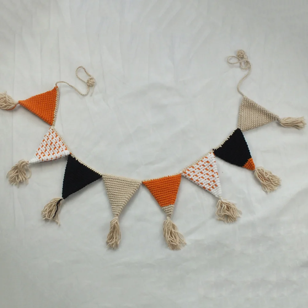 

Triangle Pennant Flags Decor Banner Banners Cotton Bunting Garland Children's Room