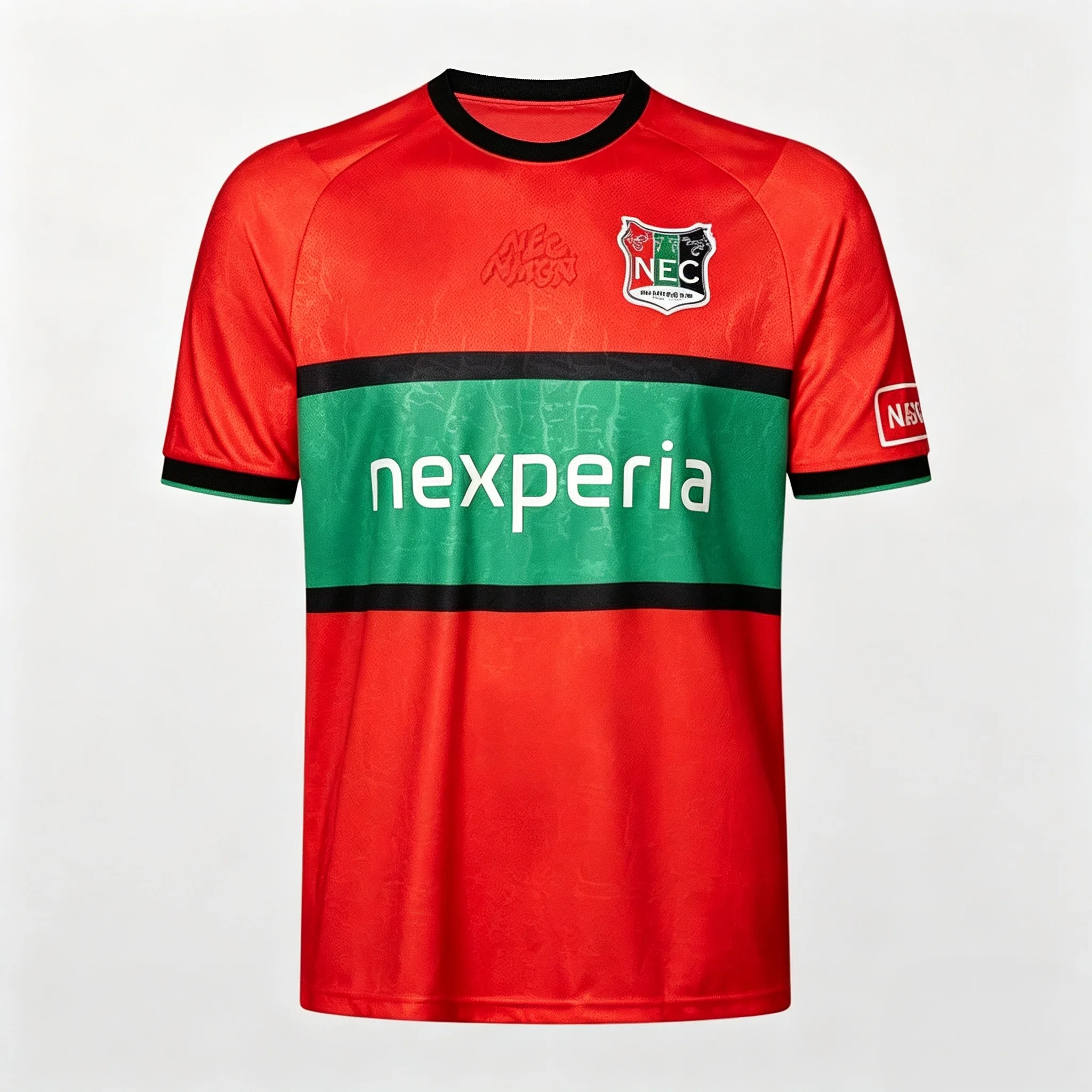NEC Nijmegen 26-27 Neue Saison 3D-Druck Heim- und Auswärtstrikots Schnell Trocknend Atmungsaktiv Kurzarm Sport-T-Shirt – Detail 4