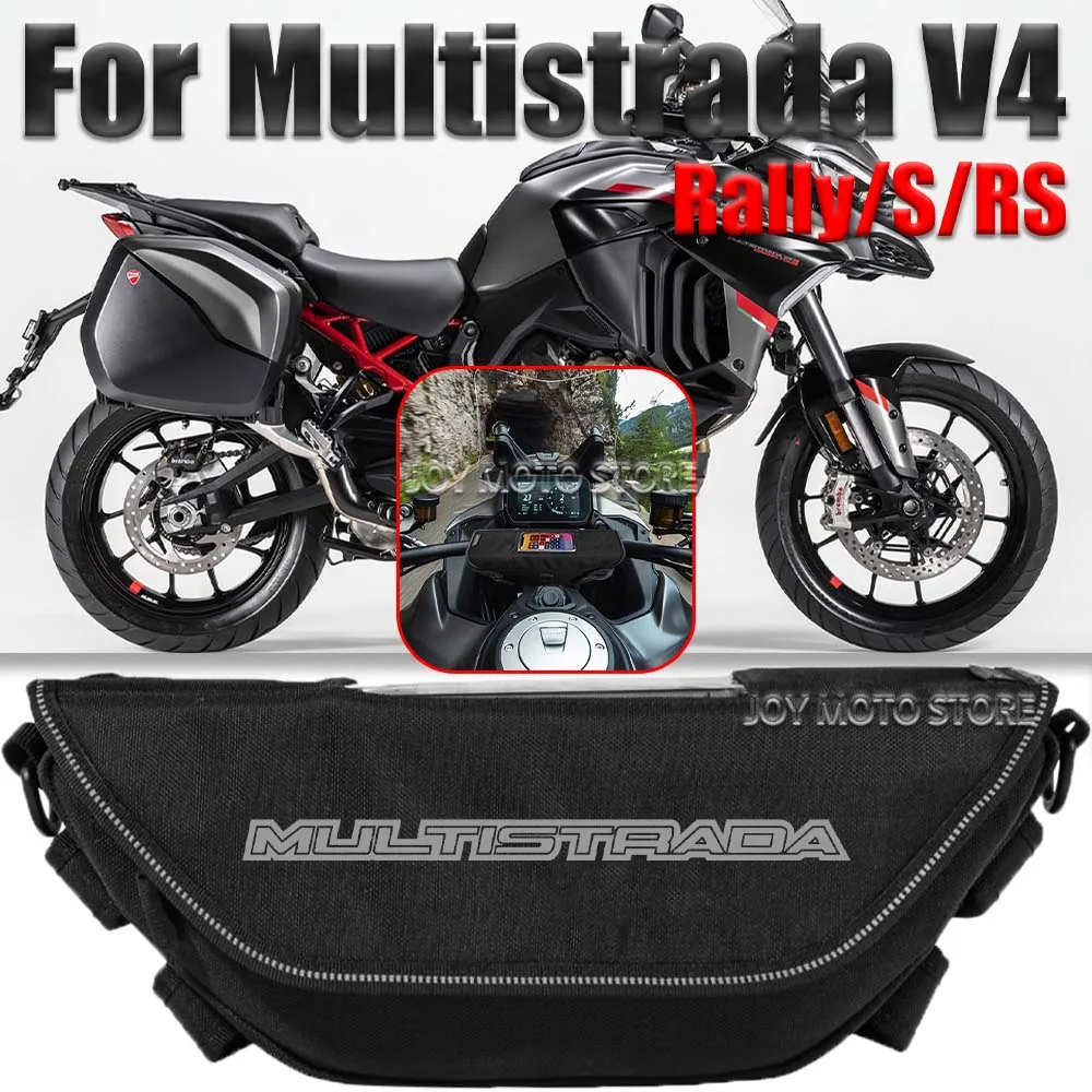 

For Multistrada v4 s rs rally Motorcycle accessories tools bag Waterproof And Dustproof Convenient travel handlebar bag