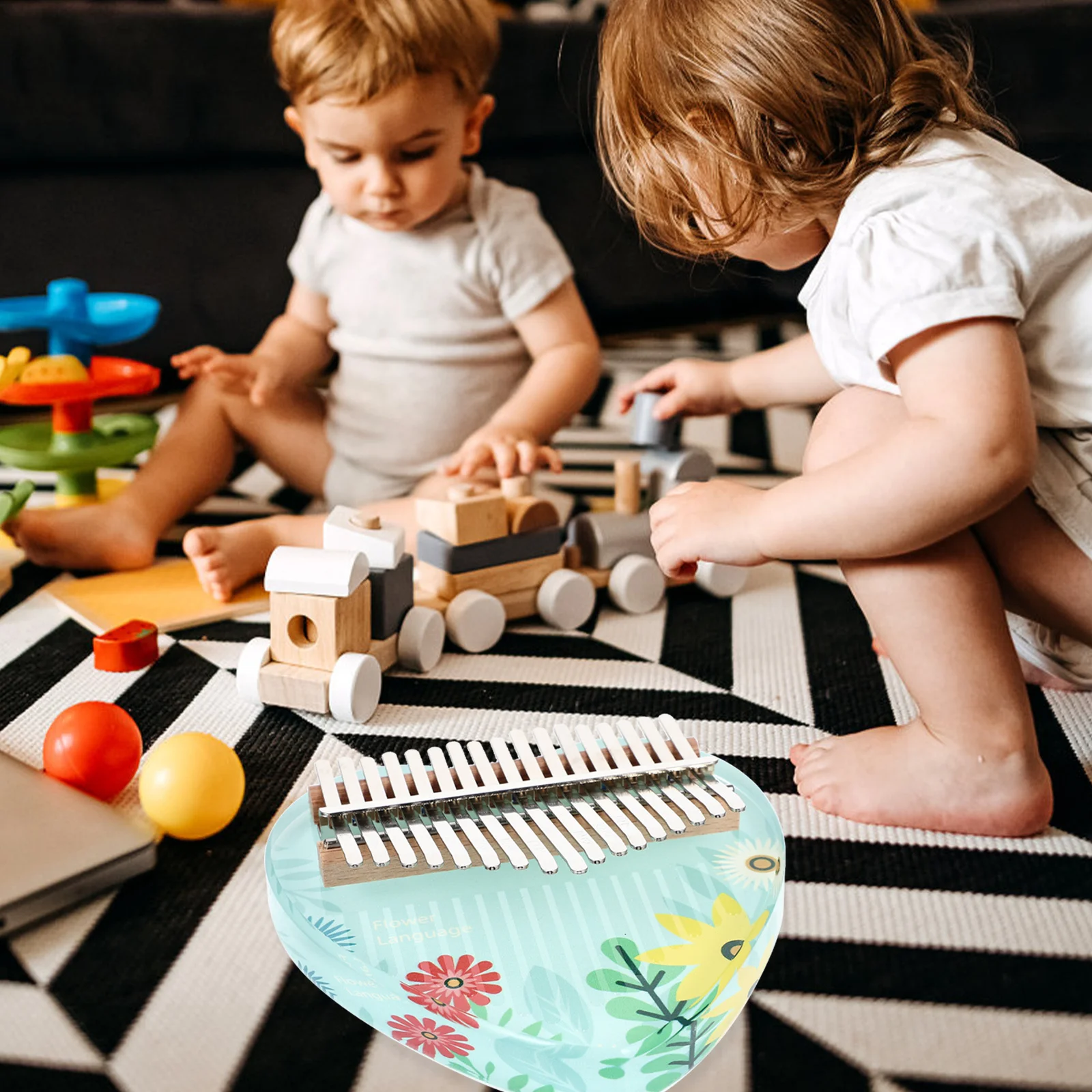 

Thumb Finger Piano Creative Kalimba Musical Instruments Stickers for