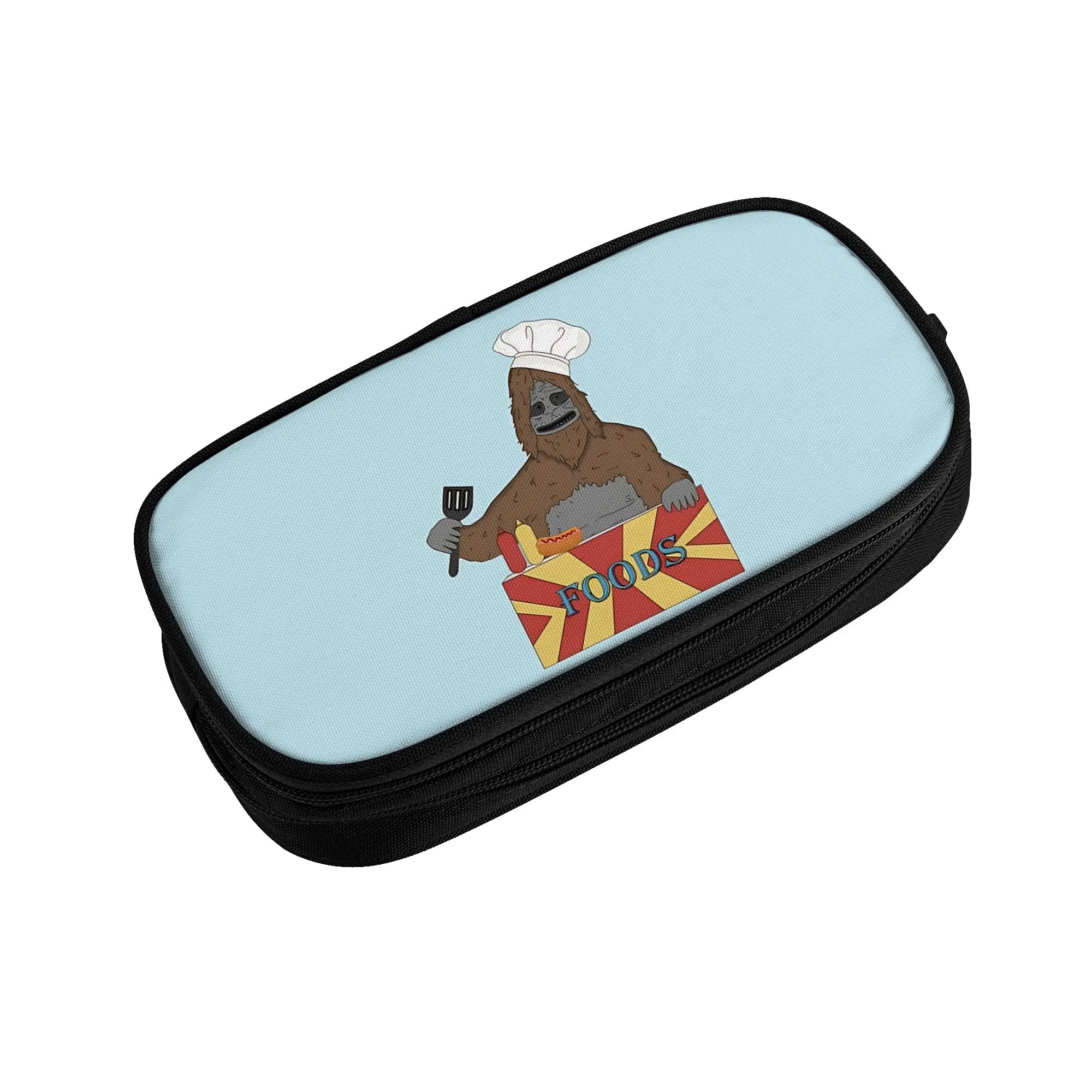 1 piece Stylish cartoon orangutan  Pencil Case Teen Pen Bag The Big Lez Show Office Pencil Pouch