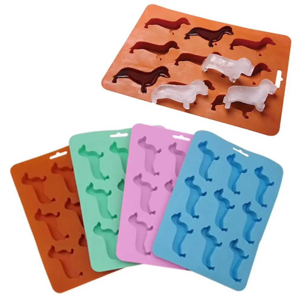 Ice Cube Tray Heat-Resistant Non-Stick Ice Cube Tray Chocolate Biscuit Fondant Decor No Odor Ice Tray Bar Accessories