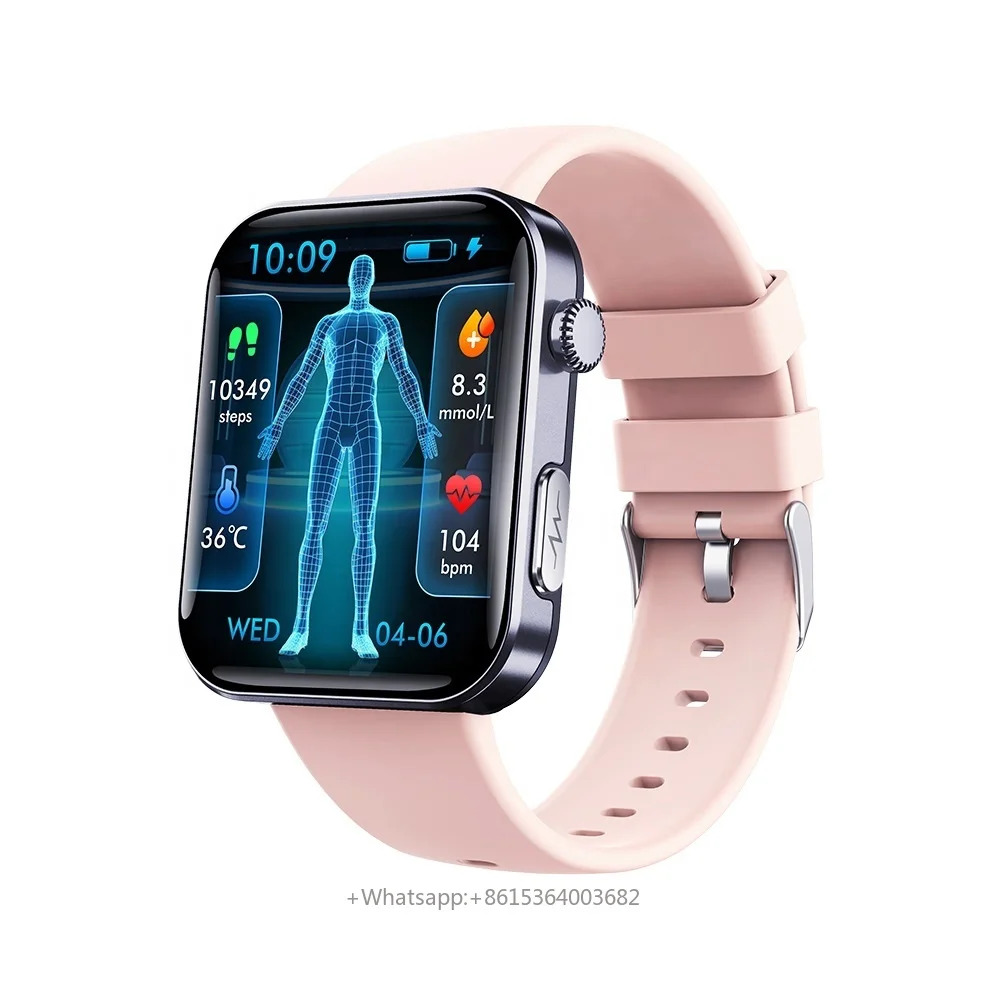 Relojes Inteligentes YLL con Llamadas Bluetooth, Smartwatch para Mujeres y Hombres F300, Monitor de Salud, Frecuencia Cardíaca, ECG, Resistente al Agua, Reloj Deportivo Inteligente OEM