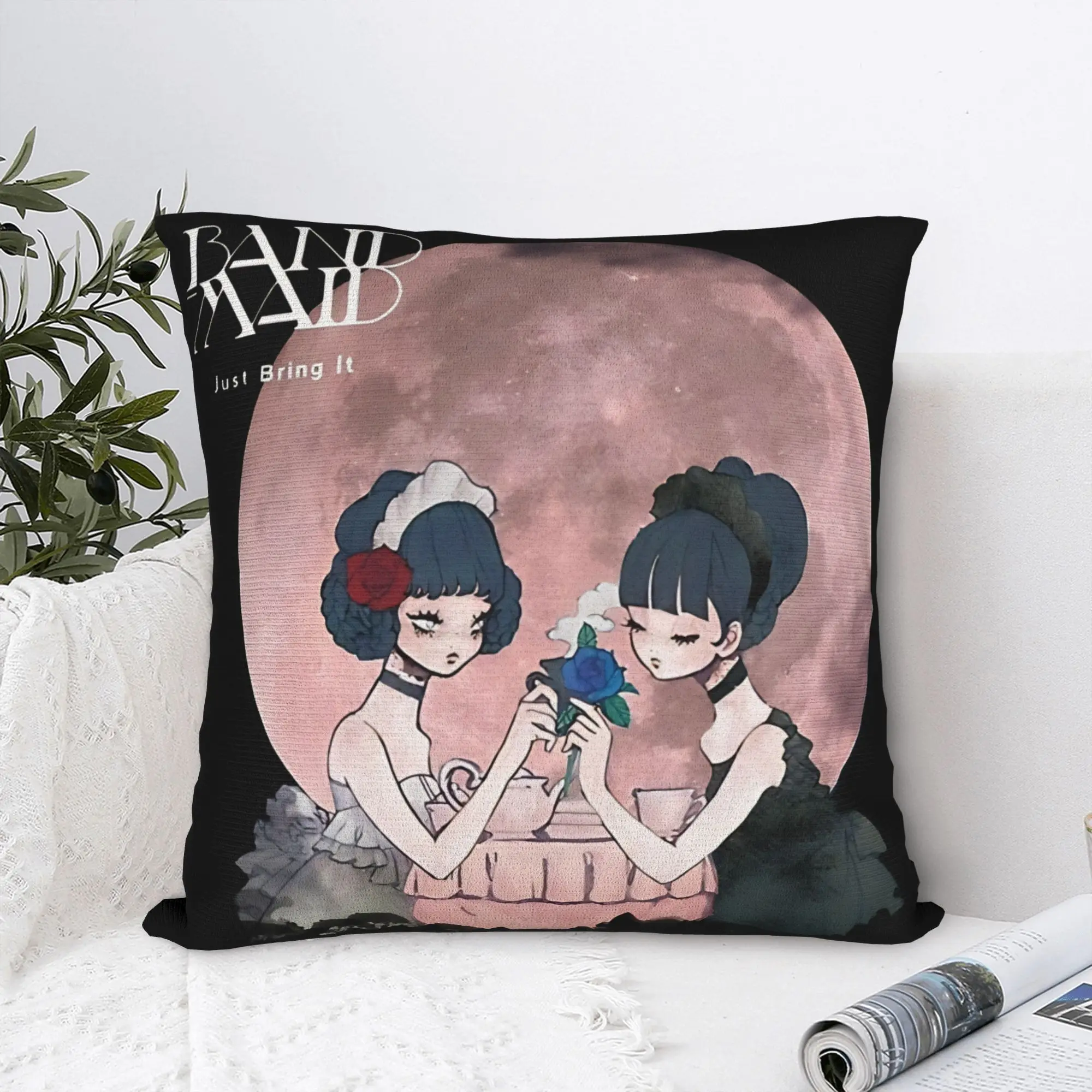 Band Maid  Japan Pillowcase Polyester Cushion Cover Gift  Throw Pillow Case Cover Sofa Wholesale 45*45cm