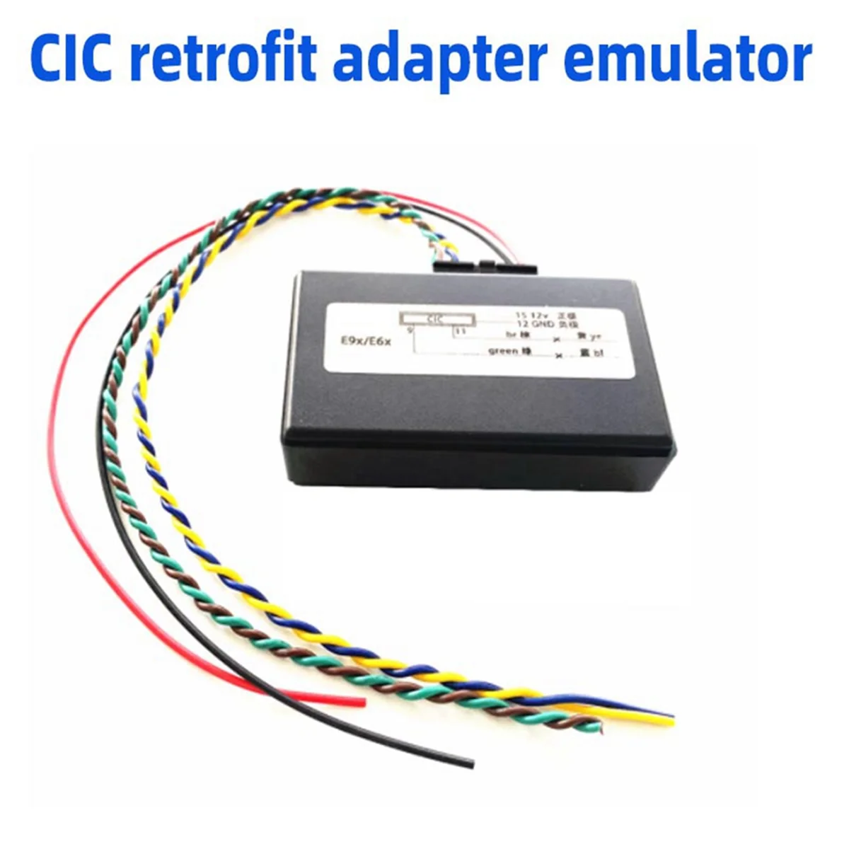 Emulador CIC para BMW, Control de voz Navi, activación/vídeo en movimiento, compatible con BMW E90, E60, E9X, E6X, E8X