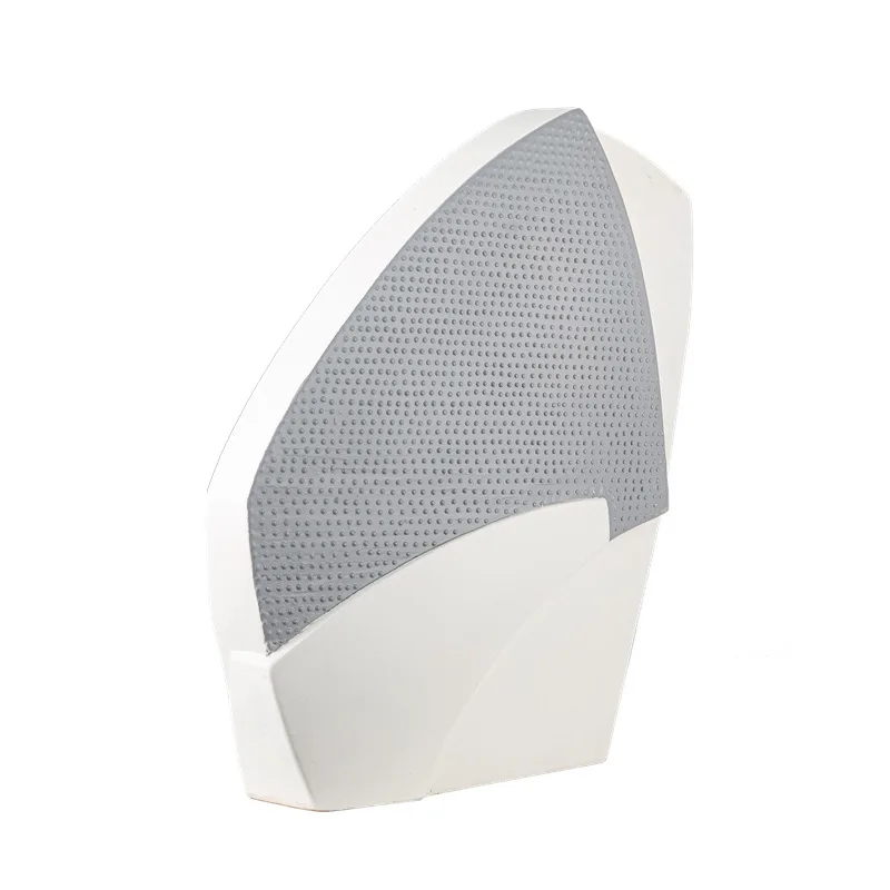

Creative gray and white color matching vase, clubhouse decoration ornament, modern style special-shaped dried flower