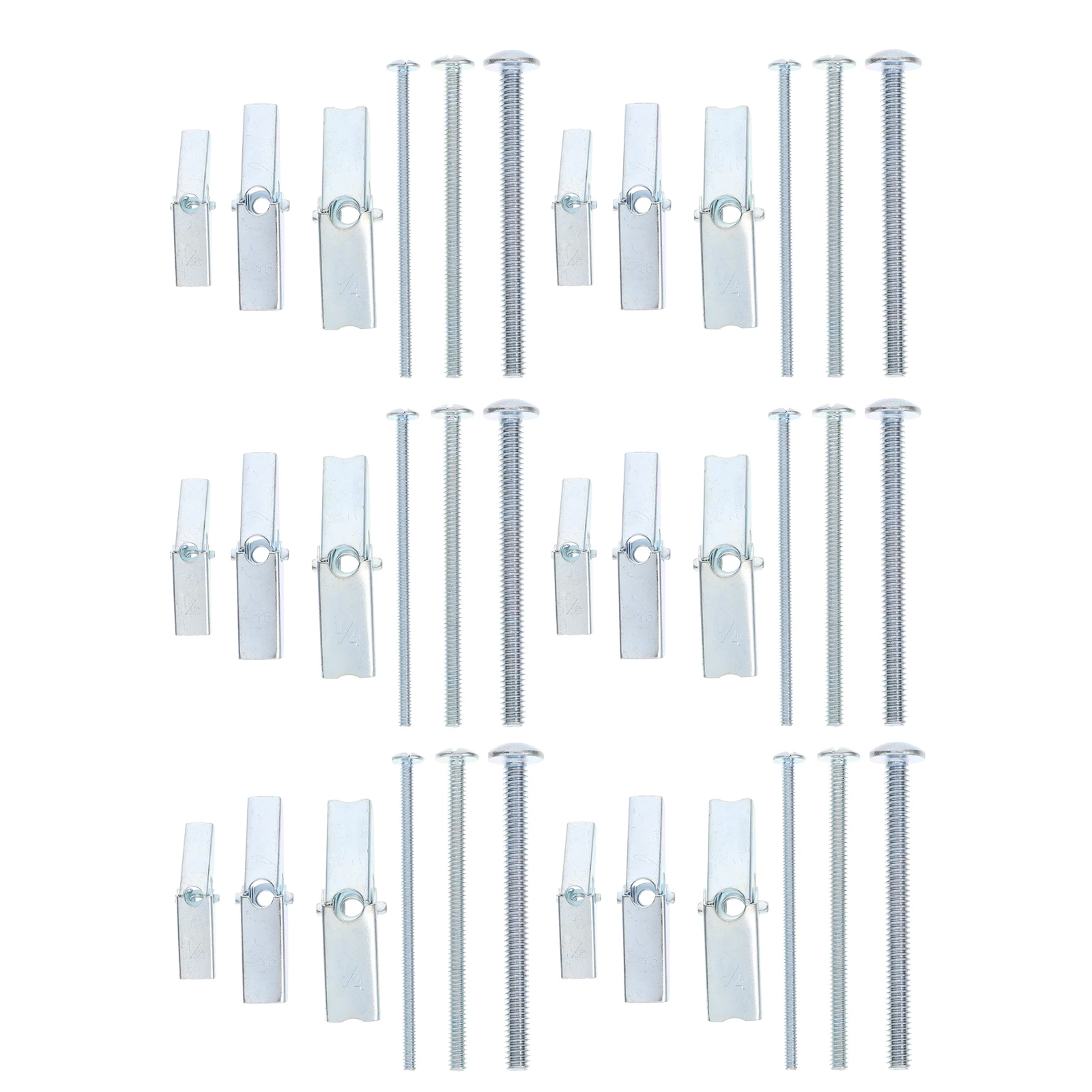 

48pcs Hollow Wall Anchor Expansion Screw Heavy Duty Umbrella Carbon Steel Repair Kit Drywall Anchors Suitable for Hollow Bricks