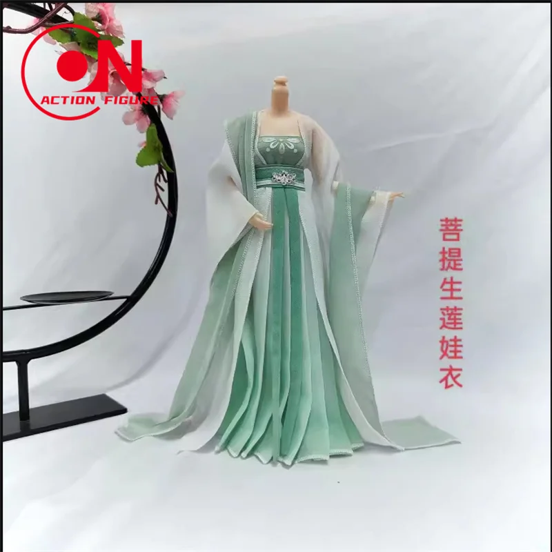 متوفر في المخزون مقاس 1/6 أنثى سلالة تانغ هانفو الملابس الصينية القديمة نموذج صالح 12 بوصة الجندي عمل الشكل دمى الجسم #6