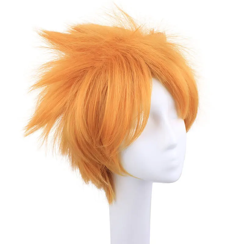 Death God BLEACH Ichigo Kurosaki Pein / Masakazu Irie oranje omgekeerde pruik