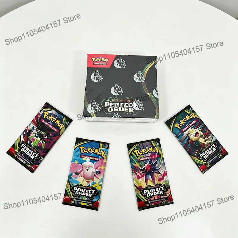 Cards TCG Mega Evolution Perfect Order Booster Packs 360Pcs English Battle Cards Trading Cards Game Collection Toys Gift