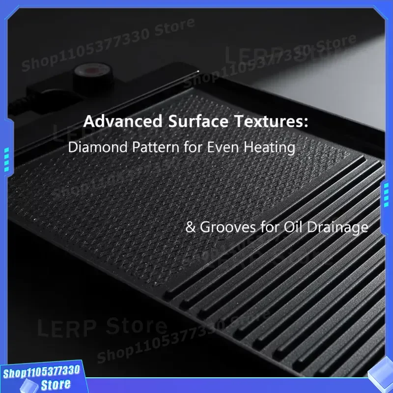 Portable Mini Electric Oven Indoor Smokeless BBQ Grill Non Stick Coated Multi Functional Barbecue Machine Direct From Factory