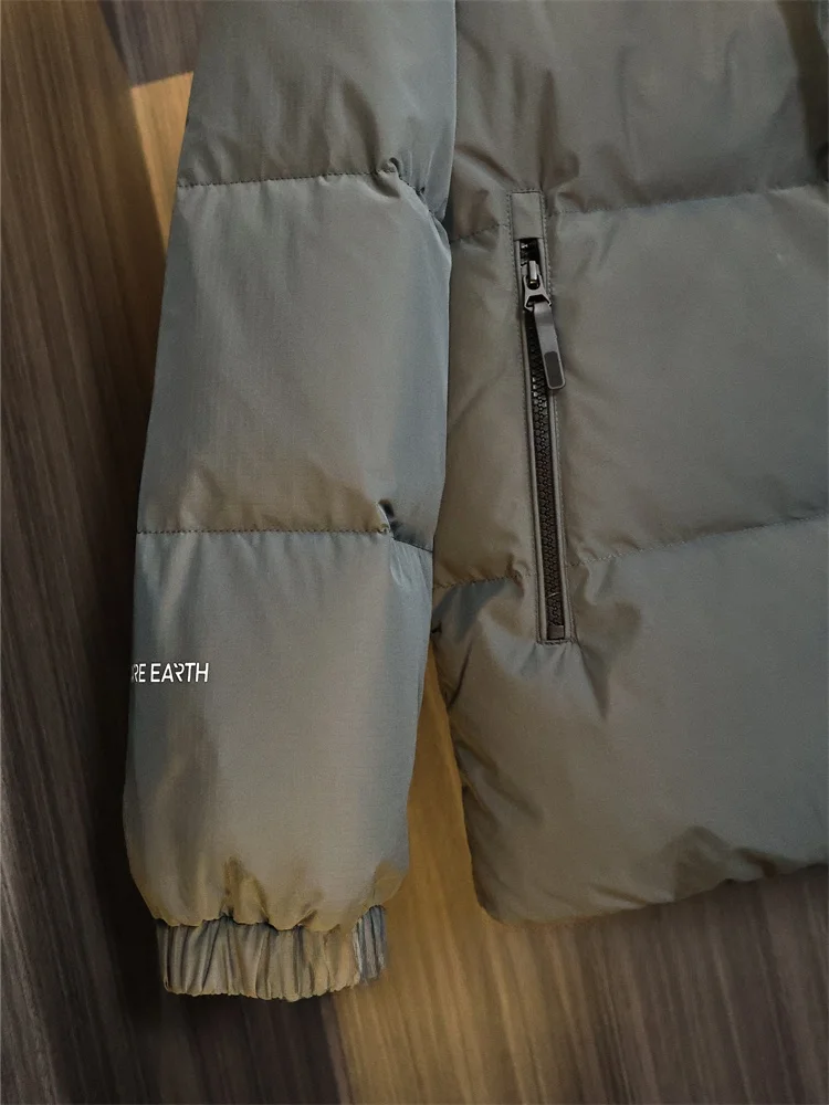 Jaket Pria Musim Dingin Aphene Technology Heated 90 Down High Loosen, Model Bread Sle, Hangat, Modis, untuk Kaum Muda Urban