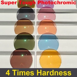 Photochromic Optical Lenses 1.61 1.67 1.74 MR-8 Super Tough Discoloration Prescription Glasses Lens UV Protection Sunglasses