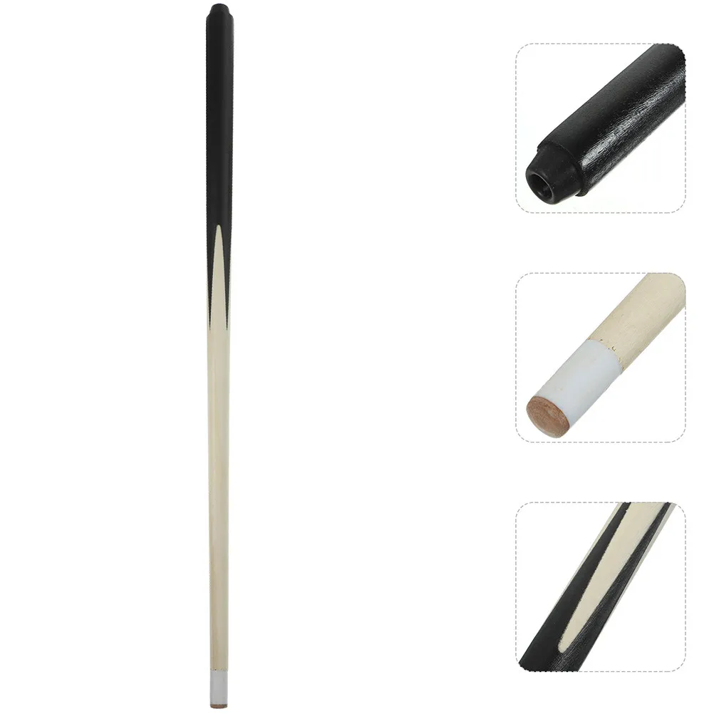 

4Pcs Kids Mini Pool Cue Short Billiard Cue Stick for Young Players Portable Detachable Wood Construction Practice Set