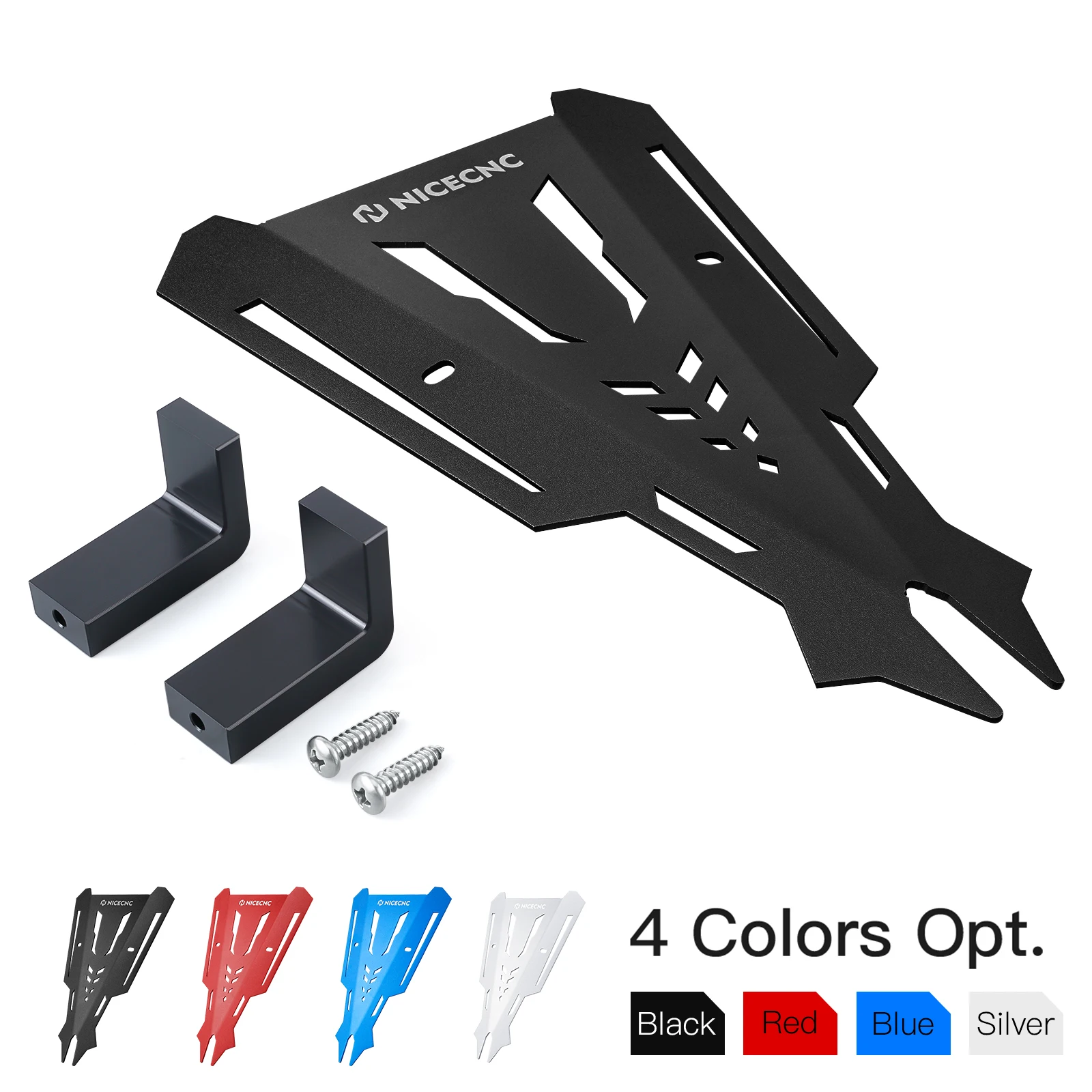 NICECNC ATV Kühler Kühler Stabilisator Roost Guard Für Yamaha YFZ450R 2009-2022 2021 2020 Billet Aluminium – Detail 2